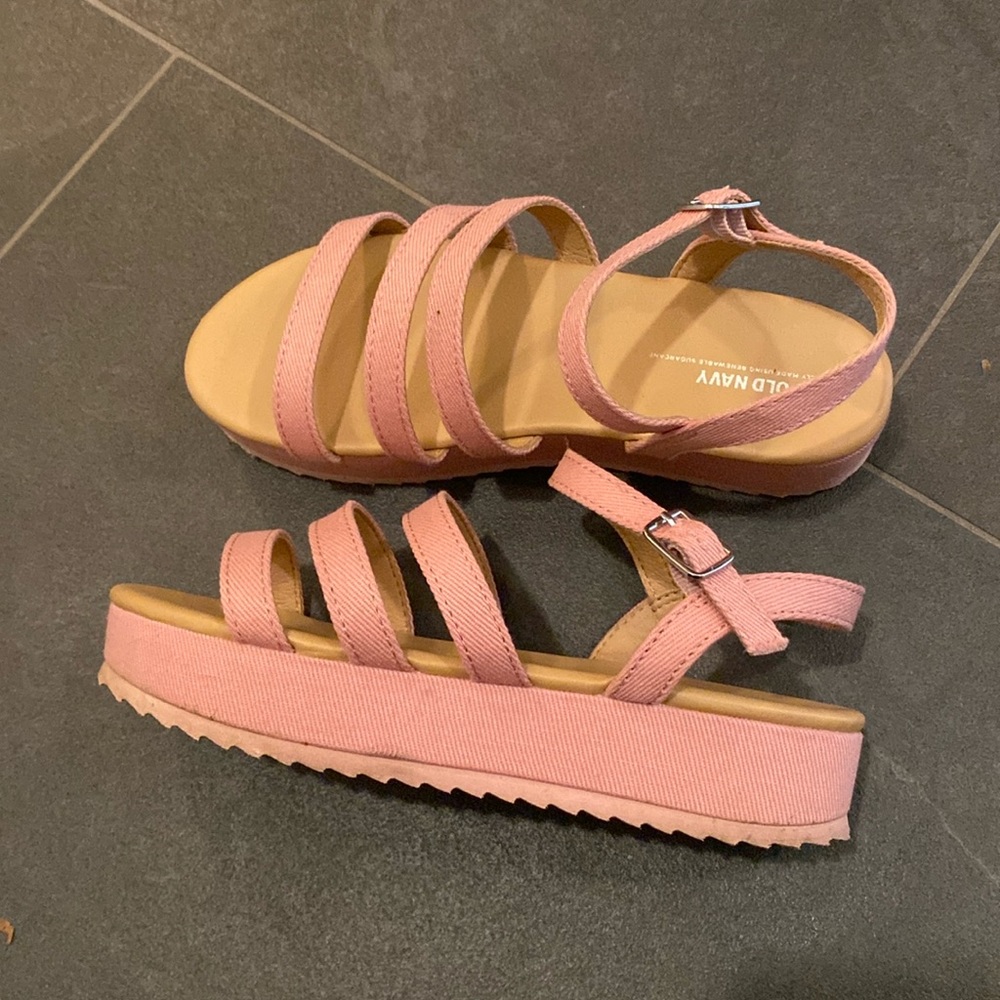 Girls old navy platform sandals